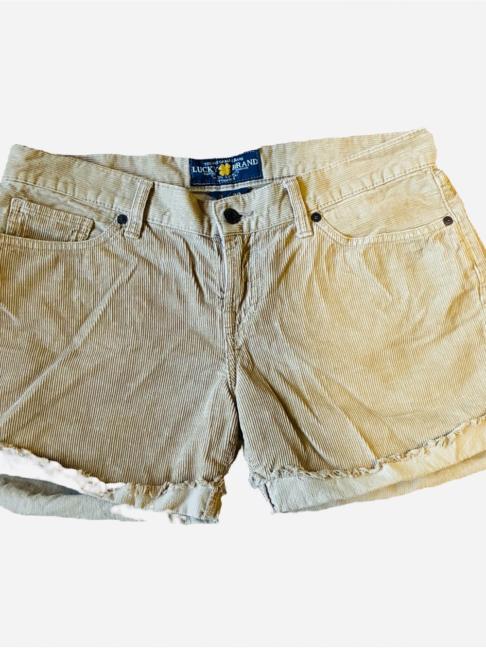 Lucky Brand Women's Corduroy Shorts in Tan